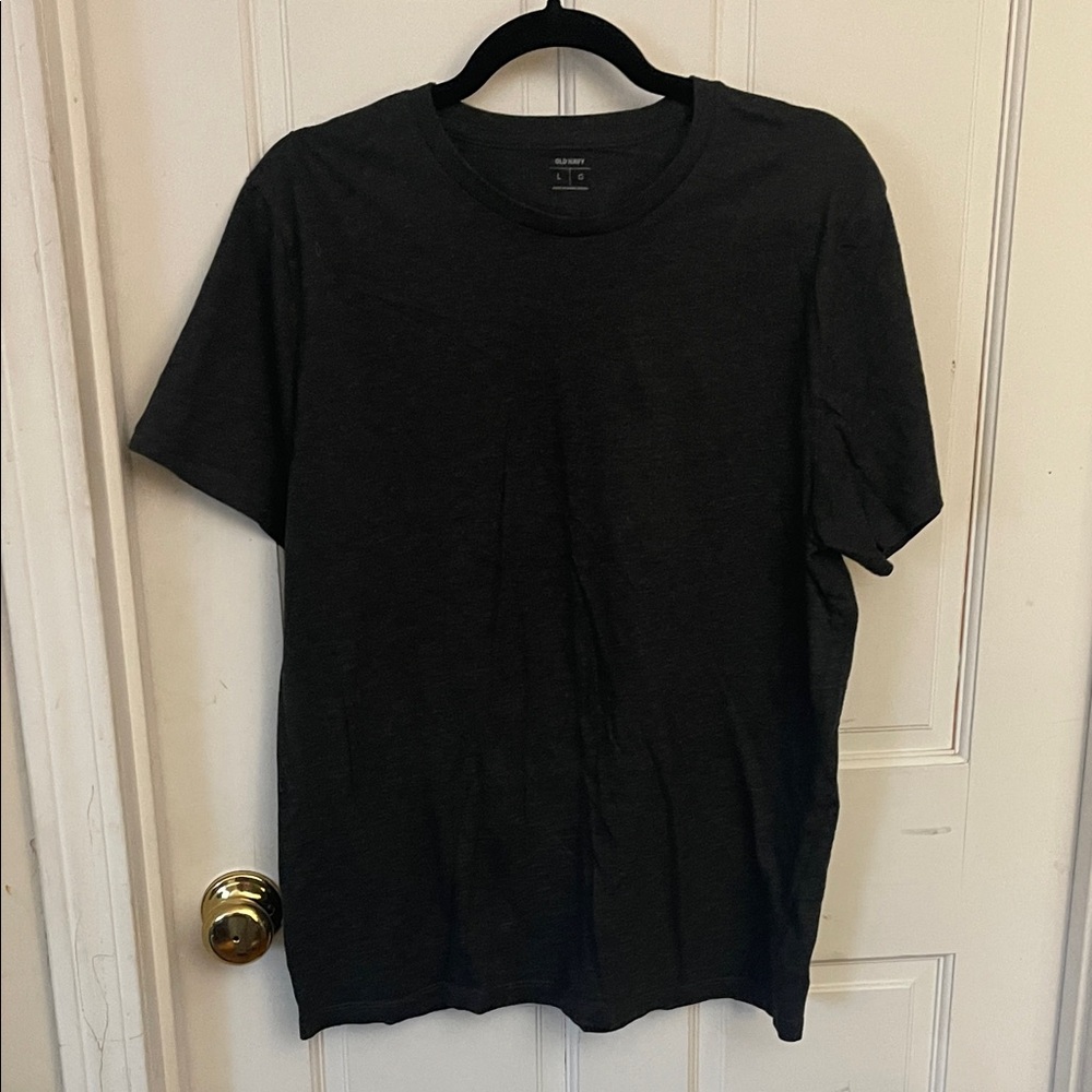 Old Navy Black Short Sleeve Crew T-Shirt